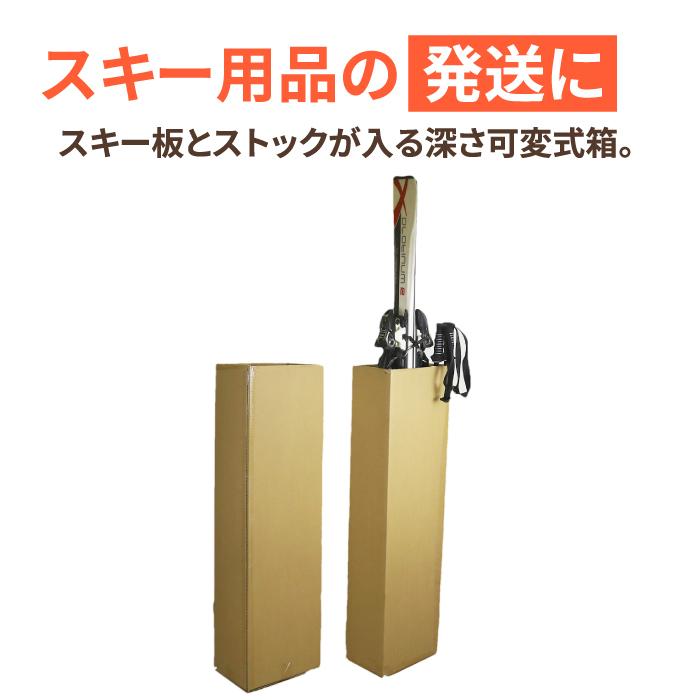 アースダンボール ダンボール 段ボール箱 スキー板 宅配 発送 保管