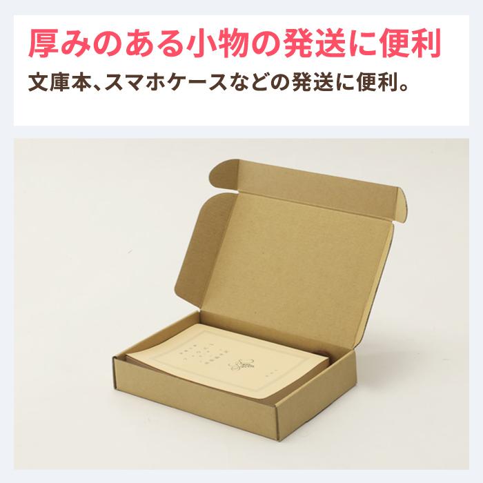 アースダンボール ダンボール 段ボール箱 小型 60サイズ A6 文庫本