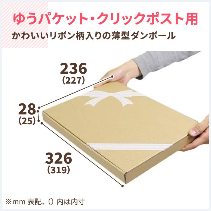 アースダンボール クリックポスト 箱 ダンボール 段ボール A4 ゆう