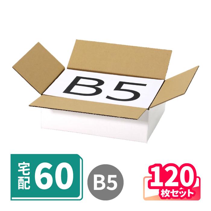 アースダンボール ダンボール 60サイズ 段ボール 小型 箱 B5対応 120枚 