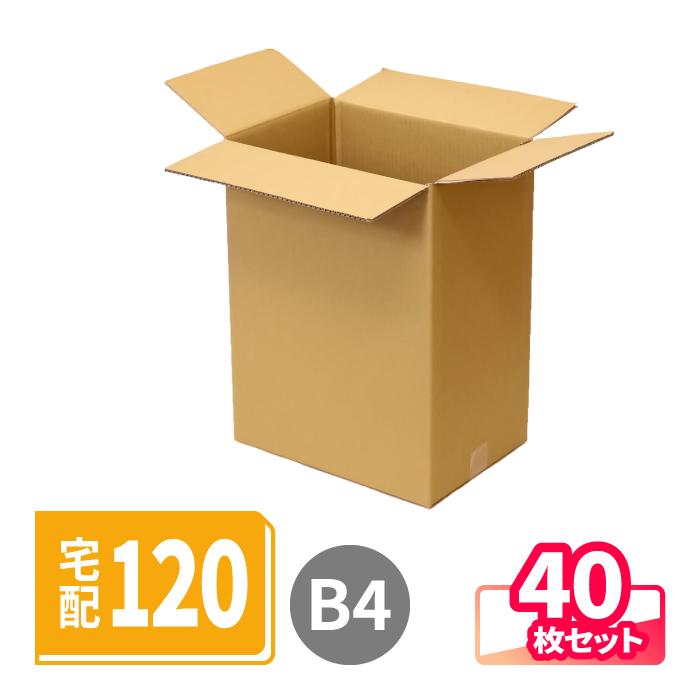 アースダンボール ダンボール 120サイズ B4 深型 発送用 縦長 大型