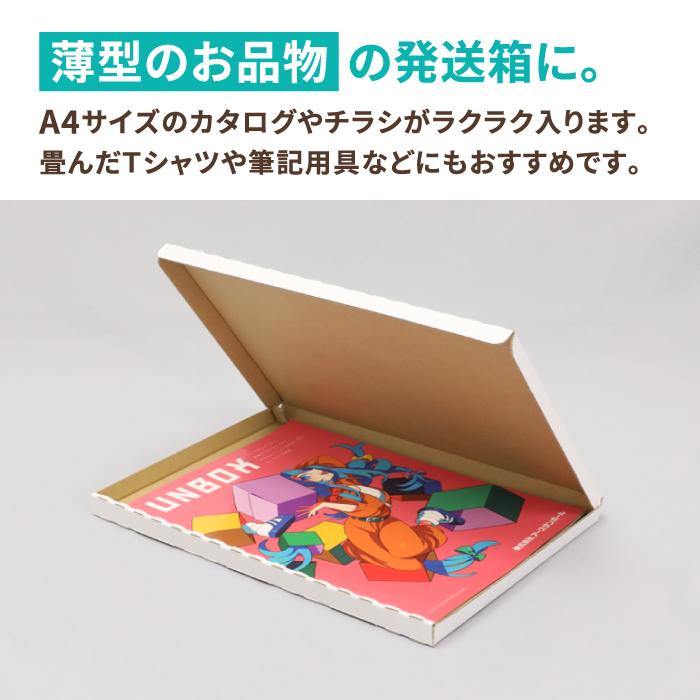 アースダンボール クリックポスト 箱 ダンボール 段ボール A4 クロネコ