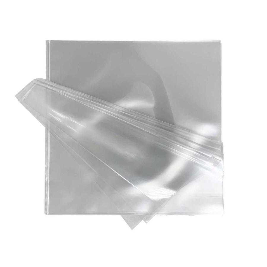20枚入り　レコード用 OPP 外袋 ホコリ防止 ビニール袋 保護袋 Amazon | OPP袋 レコード用 EP用 テープなし 国産 200x200mm 100
