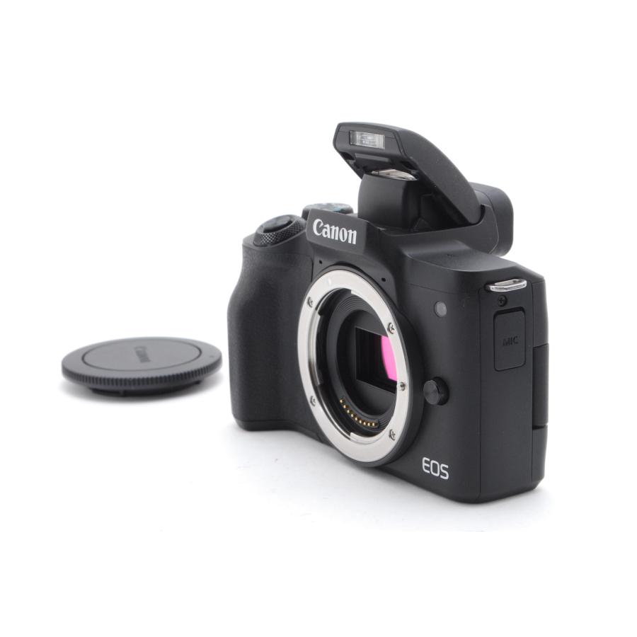 【美品】Canon キヤノン EOS Kiss M2 レンズキット ブラックカラー SD(32GB)カード、おまけ付 1ヶ月保証｜bestchoices｜03