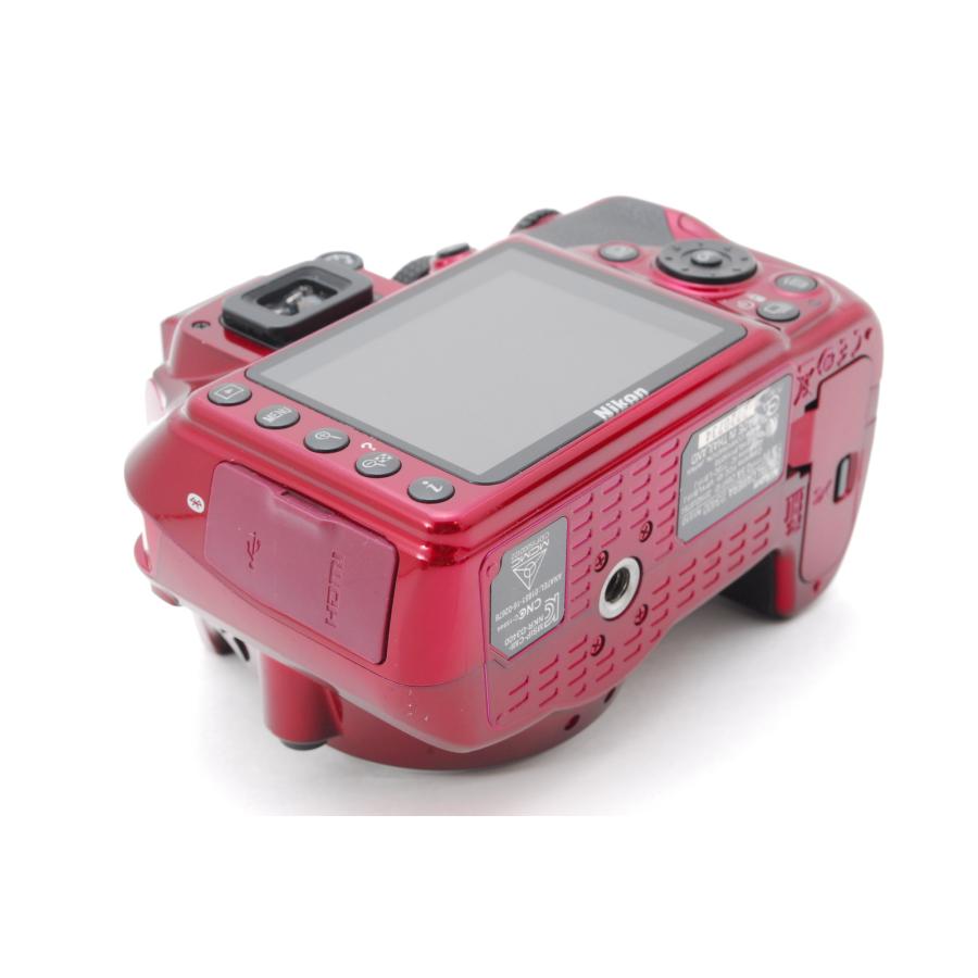 【美品】Nikon ニコン D3400 RED ダブルレンズセット SD(32GB)カード、おまけ付 デジタル一眼レフカメラ｜bestchoices｜06