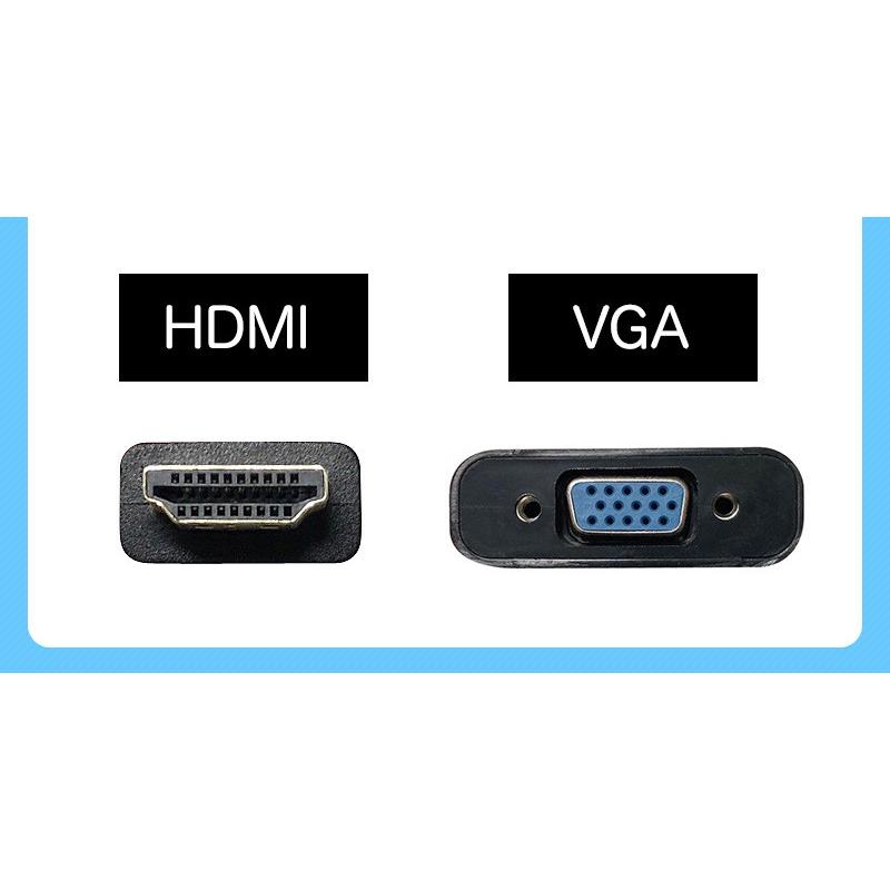 HDMI to VGA 変換 アダプタ DSub ( 黒 ／ ブラック )音声対応、Macでも使える補助電源入力付 ※VGAからHDMIへの変換には非対応 |L｜bestclick｜03