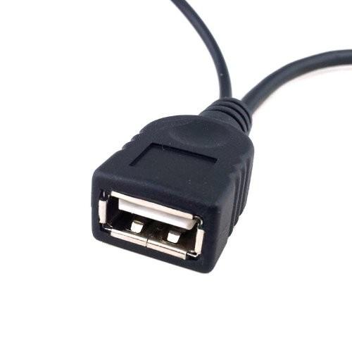 [2本セット] スマホ 用 OTG ケーブル micro USB -USB A メス USB機器 給電 端子付 |L｜bestclick｜04