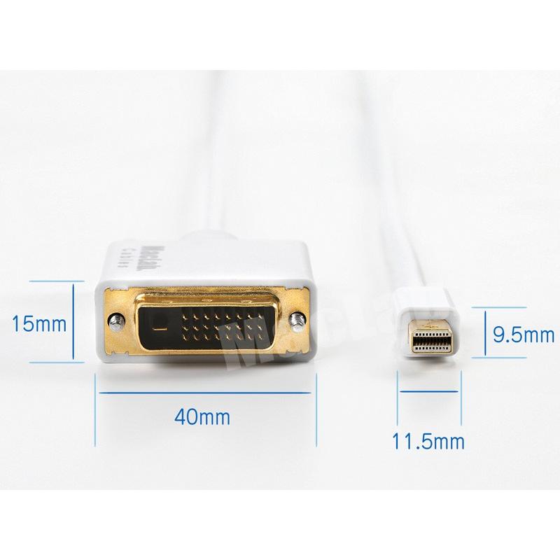 Maclab Thunderbolt Dvi 変換 ケーブル Mini Displayport Dvi D 変換 アダプタ 1 8m ホワイト サンダーボルト L Dp ベストクリック Yahoo 店 通販 Yahoo ショッピング