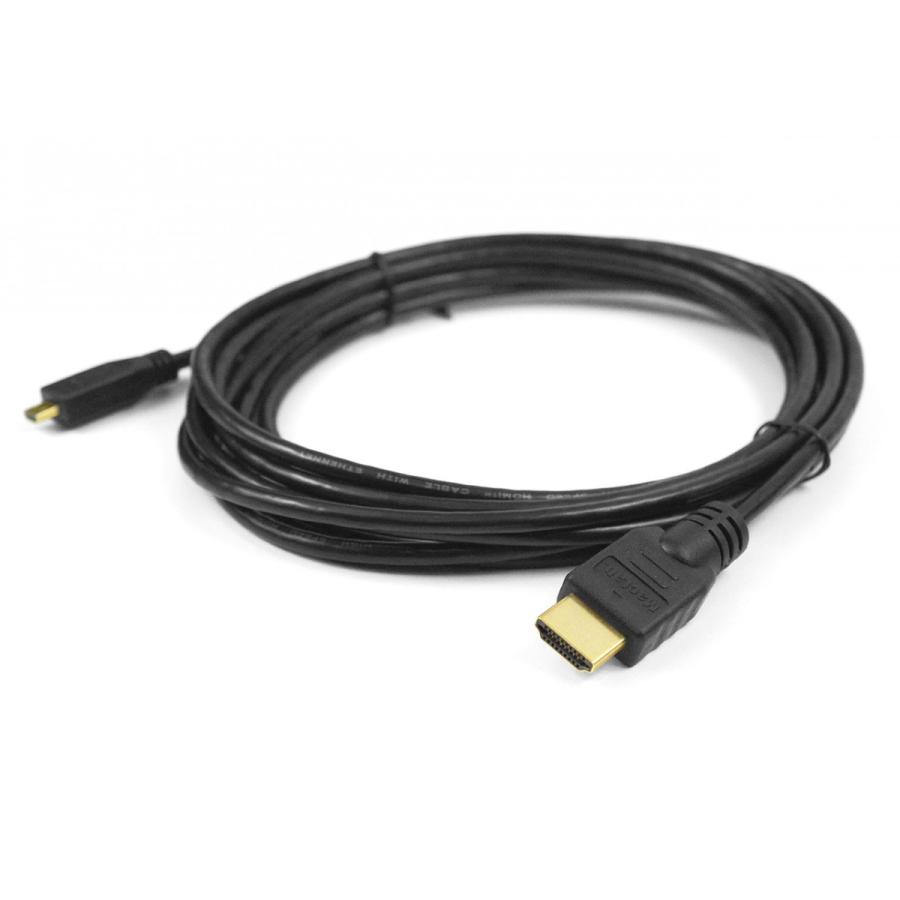 MacLab. Micro HDMI to HDMI ( タイプD to タイプA ) 変換 ケーブル 3m ブラック オス 4k ver 1.4 | 変換 アダプタ GoPro などに 3.0m |L｜bestclick｜04