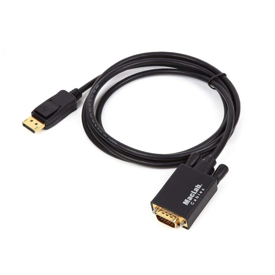Maclab Displayport Vga 変換 ケーブル ディスプレイポート D Sub 15ピン 変換 アダプタ 1 8m ブラック 相性保証付き L Dp ベストクリック Yahoo 店 通販 Yahoo ショッピング