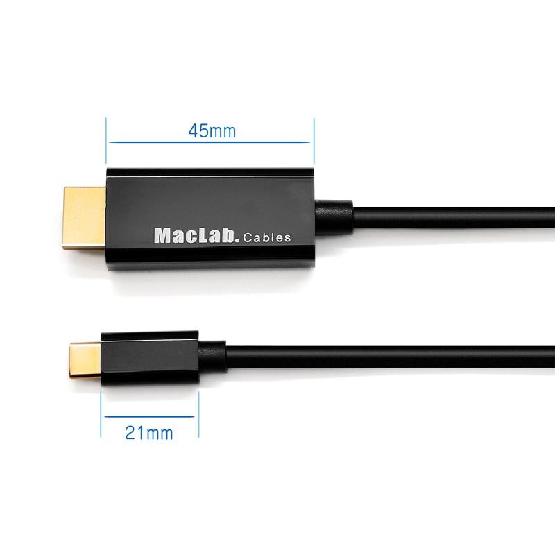 MacLab. USB C Type-C to HDMI 変換ケーブル Thunderbolt3 3m BC-UCH30BK 1年保証  typec usbc タイプc iMac MacBook Mac Book Pro Air mini iPad Pro |L｜bestclick｜04