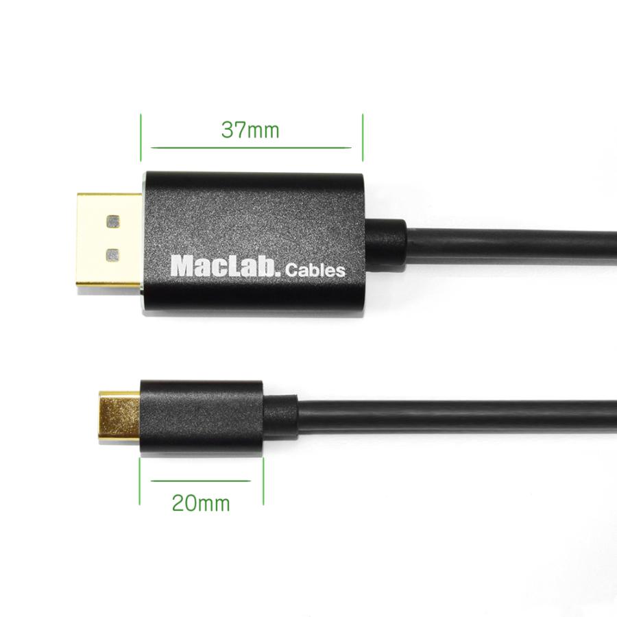 MacLab. USB Type-C Displayport 変換ケーブル 2.0m 8K 60Hz対応 1年保証 HDR HDCP ディスプレイポート アダプター USB-C タイプC Cタイプ C to コネクタ |L｜bestclick｜07