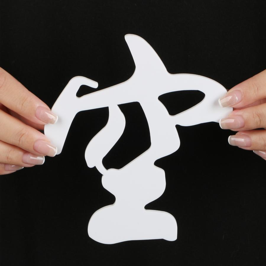 神具 雲 神棚の神具 雲板 雲形 くも 神棚 天井雲 筋斗雲 天 空 白 シール 小さい 純白アクリル 15cm×14cm　両面テープ付き インテリア 雑貨 室内装飾 |  | 17