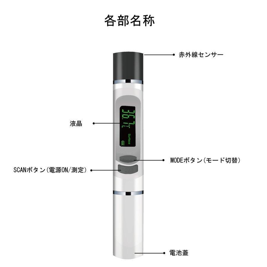 温度計 非接触型温度計 赤外線【日本仕様】1秒測定 32回記録 快速衛生