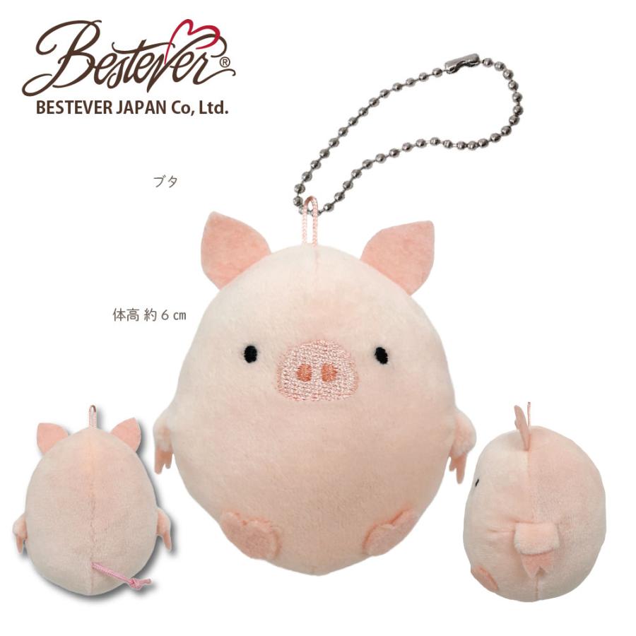 BESTEVER】ボールチェーン マスコット 【もっちりエッグアニマルズ