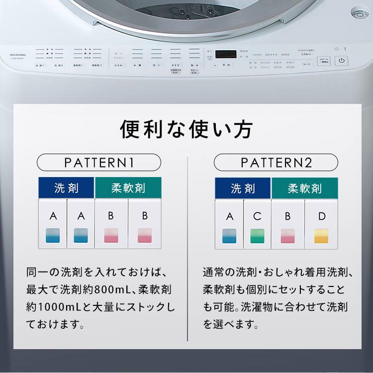 IRIS OHYAMA（アイリスオーヤマ） 洗濯機 8キロ 8kg OSH オッシュ 縦型