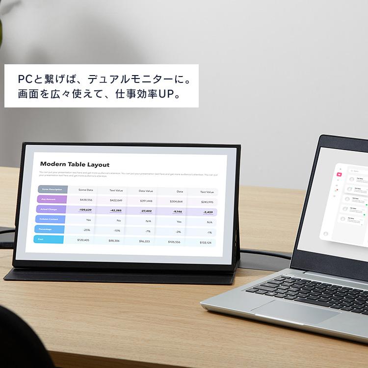 モバイルモニター 15.6インチ フルHD スタンド カバー 薄型 軽量 653 IRIS OHYAMA モバイルモニター スタンドカバー 15.6 モバイル