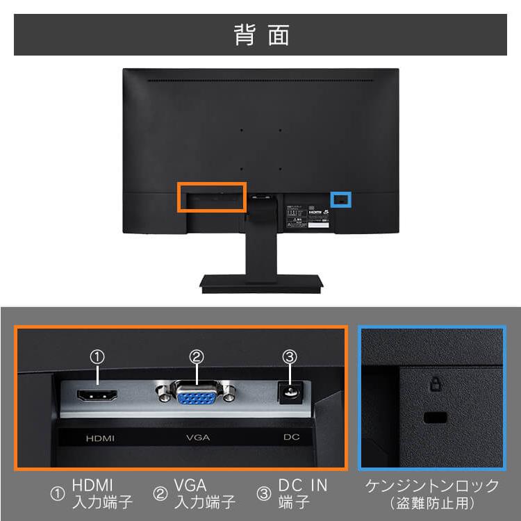 IRIS OHYAMA 23.8インチ液晶ディスプレイ新品未使用 液晶ディスプレイ 23.8インチ｜液晶ディスプレイ｜ディスプレイ