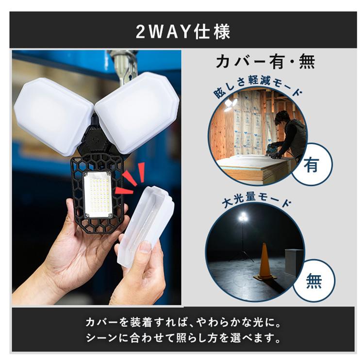 アイリスプラザ ilw-60gwc アイリスオーヤマ LEDクリップライト 配光可変型 6000lm ILW-60GWC いいしざい ネットでかんたんe資材 工事資材通販