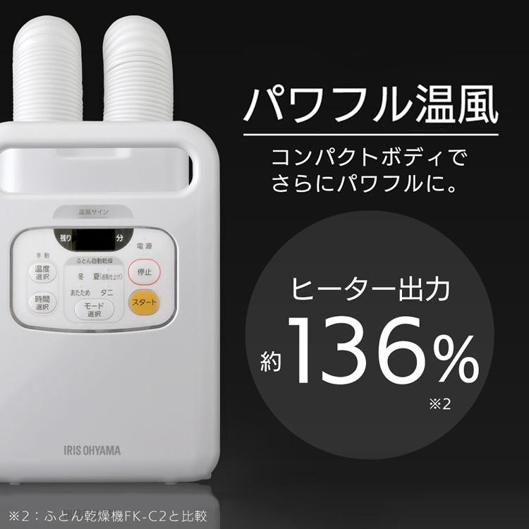 布団乾燥機 アイリスオーヤマ カラリエ ふとん乾燥機 衣類乾燥 靴乾燥機 くつ乾燥機 ダニ退治 マット不要 ツインノズル Fk W1 ベストエクセル 通販 Yahoo ショッピング