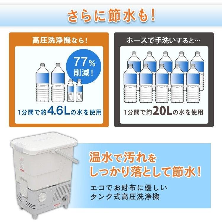 IRIS OHYAMA 高圧洗浄機 家庭用 業務用 タンク式 コンパクト