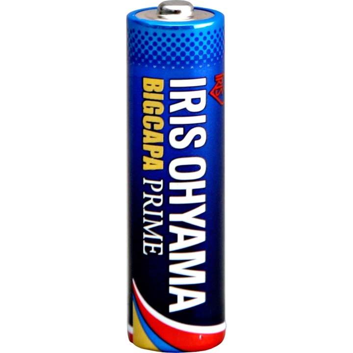 【20個セット】アイリスフーズ アルカリ乾電池 BIgCAPA PRIME 単4形 20本パック LR03BP/20P(代引不可)【送料無料】 IRIS OHYAMA（アイリスオーヤマ） 乾電池 電池 単3 単3形 20本パック