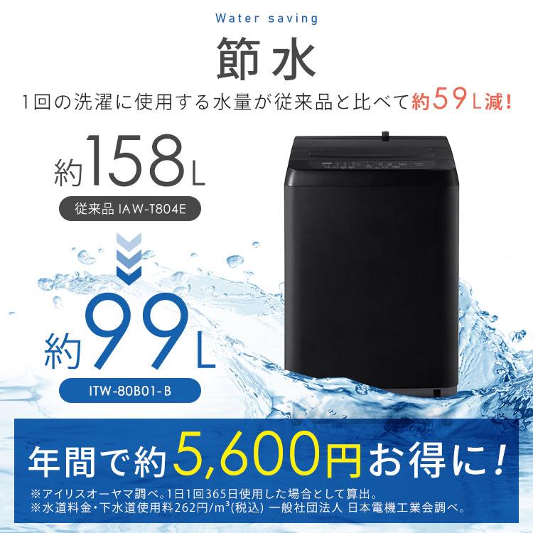 IRIS OHYAMA 洗濯機 縦型 8kg 一人暮らし 小型洗濯機 小型 IRIS OHYAMA 洗濯機 縦型 8kg 一人暮らし 小型洗濯機 小型