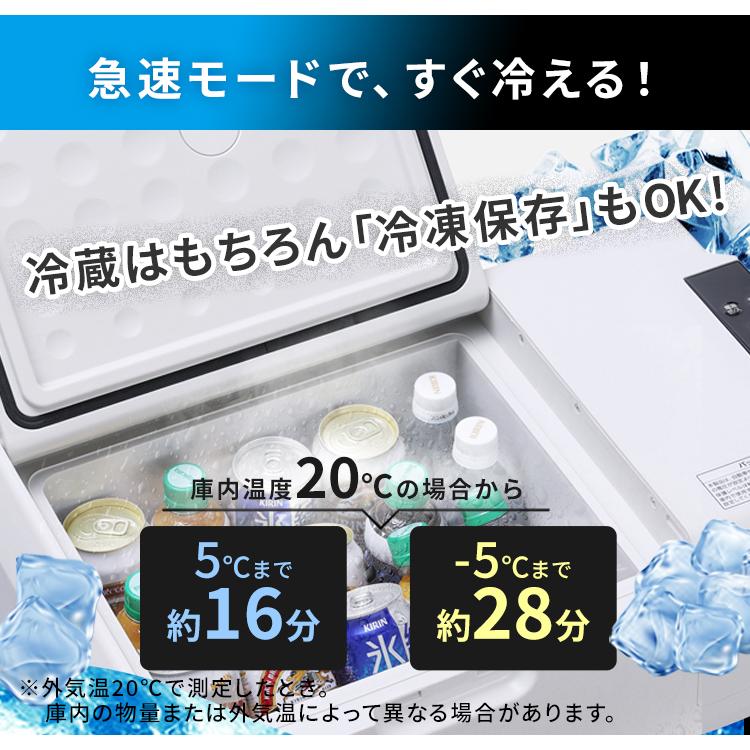 IRIS OHYAMA ポータブル冷蔵庫 30L アイリスオーヤマ 車載 急速