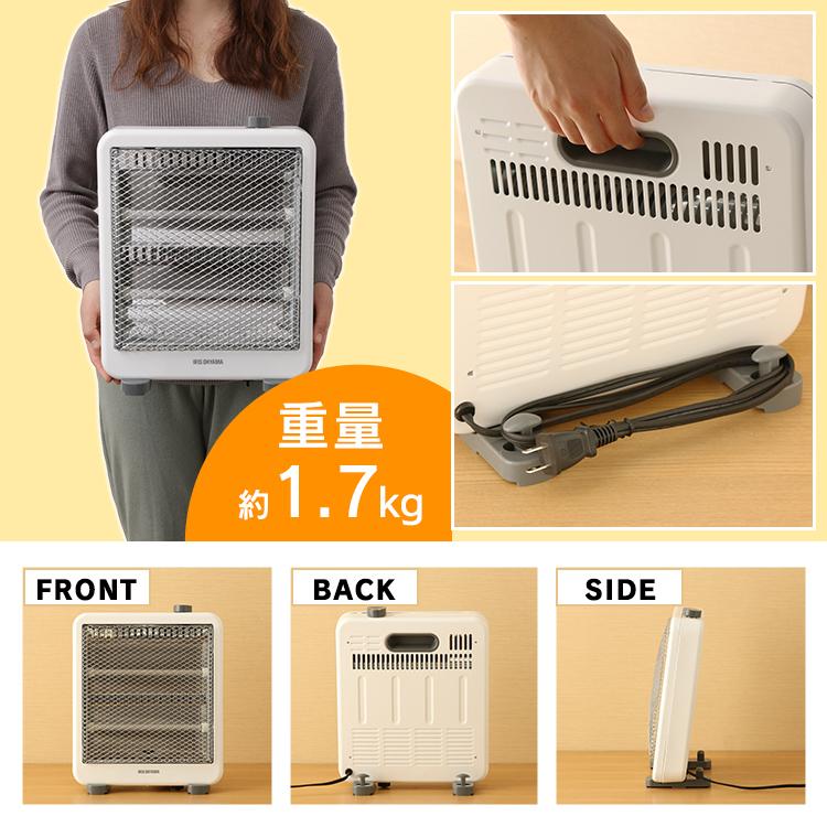 IRIS OHYAMA 電気ストーブ 800W ストーブ ヒーター 暖房器具 暖房 遠