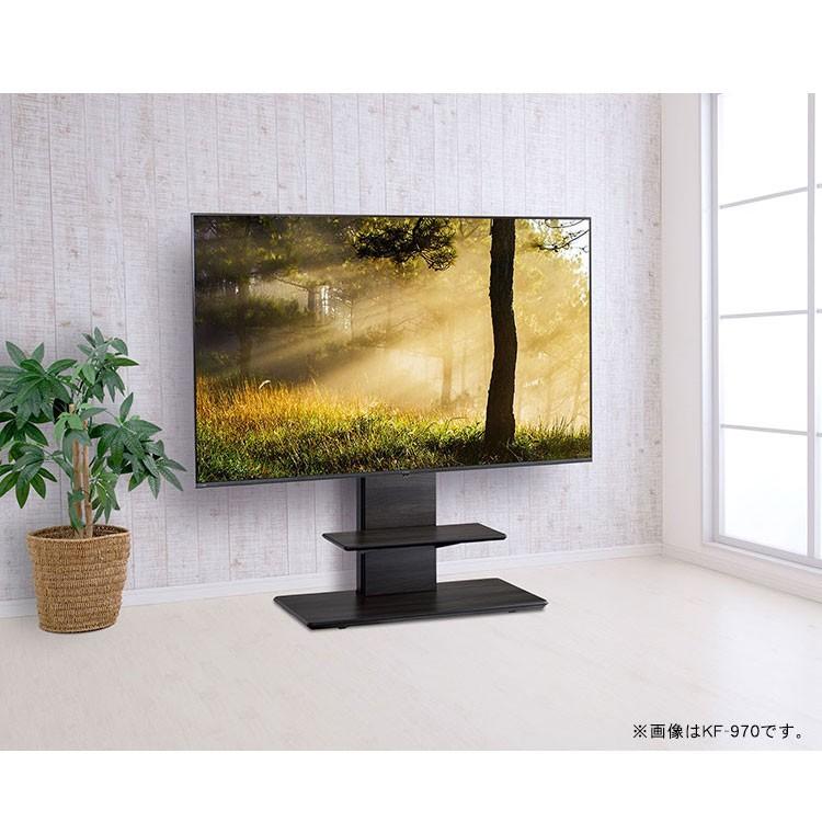 売れ筋がひクリスマスプレゼント 49ｖ型対応 Timez タイメッツ 壁寄せテレビスタンド ハヤミ 高さ調節可能 ブラック Kf 370 スピーカー