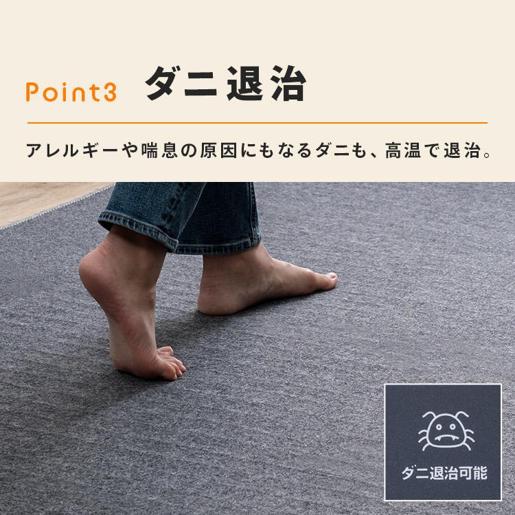 ホットカーペット 4畳 本体 195×290 電気カーペット ホットマット 電気