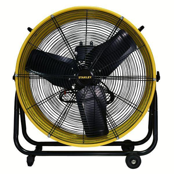 工業扇 アルミ羽根 60cmドラム式工業扇 ドラム式工業用扇風機 ブラック