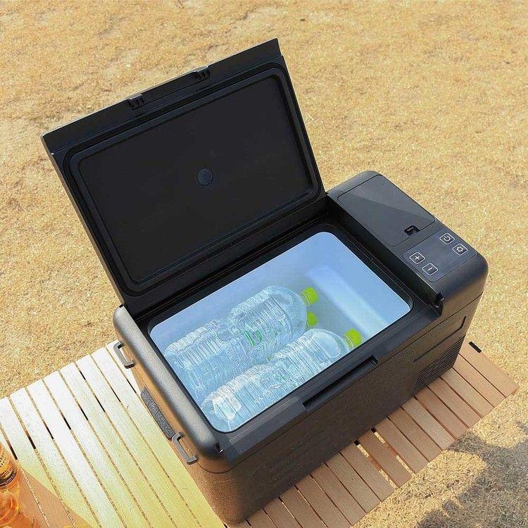 車載冷蔵冷凍庫 コンパクト冷蔵庫 22L ブラック VS-CB122 : 快適