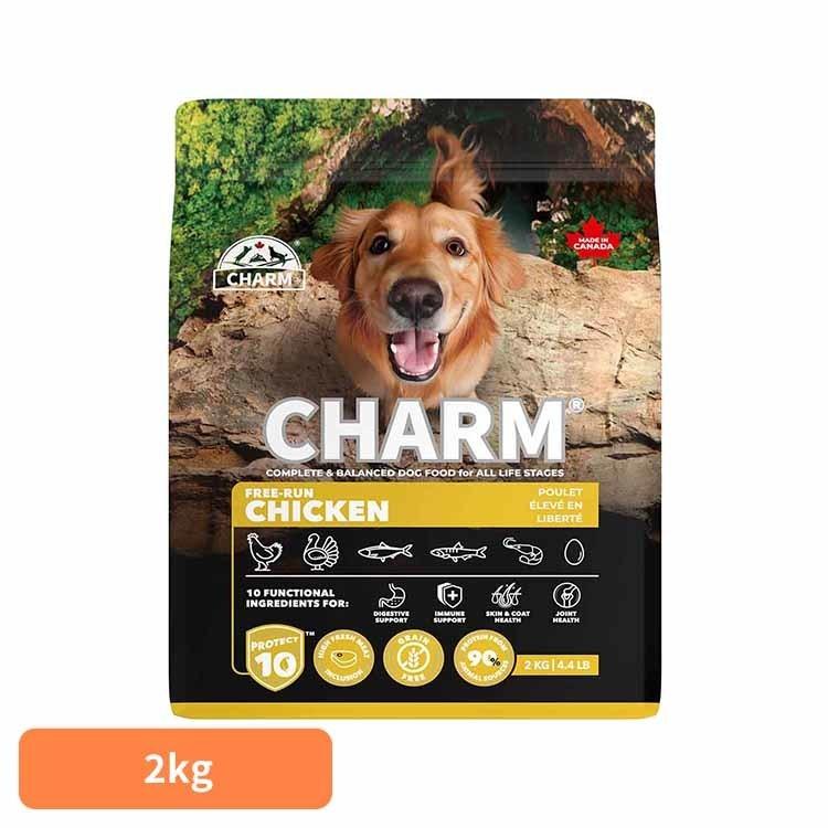 チャーム ドッグフード プレミアムフード グレインフリー 犬 ナチュラル アレルギー 小粒 無添加 肥満 CHARM フリーランチキンドッグフード 2kg チャーム | 