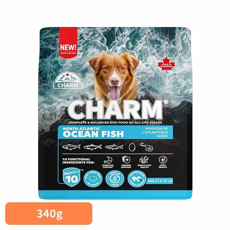 チャーム ドッグフード プレミアムフード グレインフリー 犬 ナチュラル アレルギー 小粒 ノース・アトランティック・オーシャン・フィッシュドッグフード 340g | 