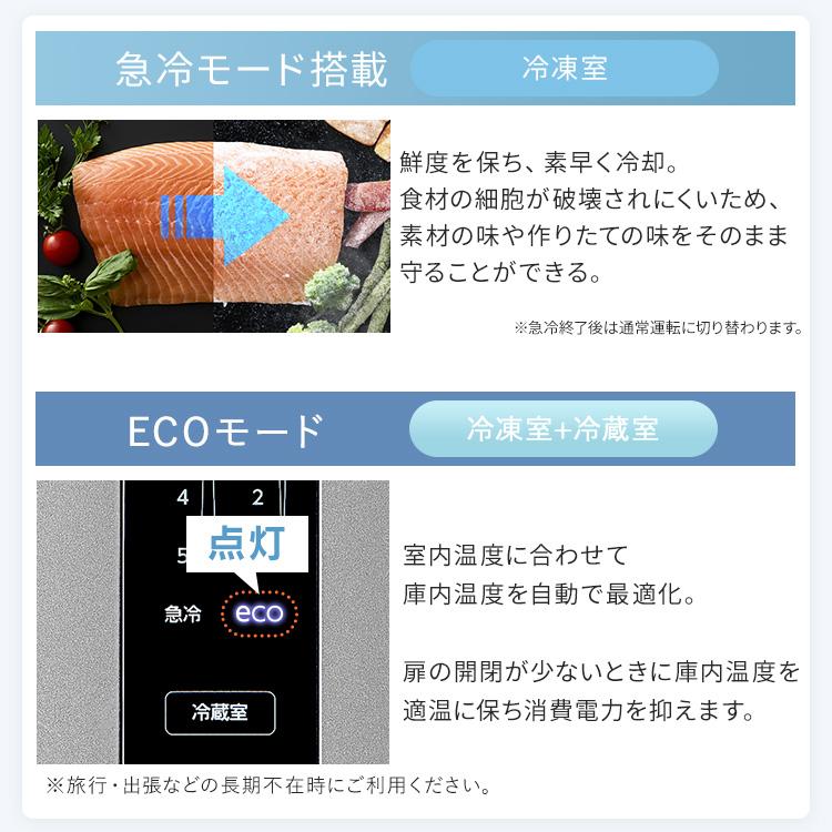 IRIS OHYAMA（アイリスオーヤマ） 冷蔵庫 2人暮らし 大容量 省エネ