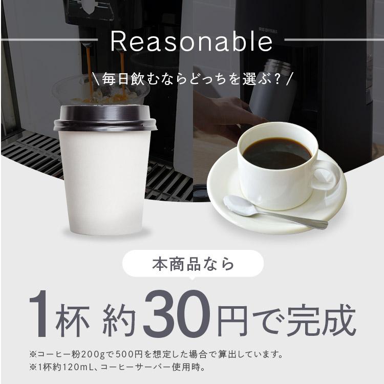 IRIS OHYAMA コーヒーメーカー 大容量 720ml カップ6杯分