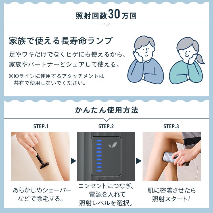 IRIS OHYAMA（アイリスオーヤマ） 光美容器 ムダ毛ケア 処理 セルフ