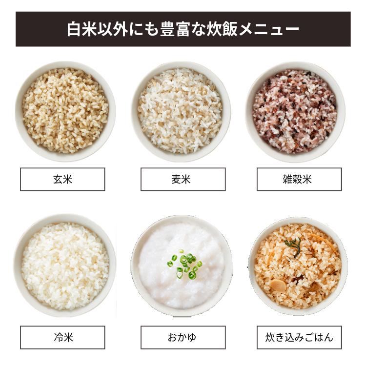 炊飯器 5合炊き 5合 アイリスオーヤマ 圧力IH 5.5合炊き 圧力IHジャー炊飯器 炊飯ジャー IH炊飯器 IH5合 ホワイト 白 RC-PGA50 | IRIS OHYAMA | 10