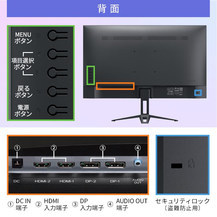 IRIS OHYAMA（アイリスオーヤマ） モニター 27インチ ゲーミング