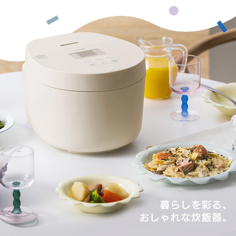IRIS OHYAMA 炊飯器 5.5合 一人暮らし用 5合炊き IH アイリス