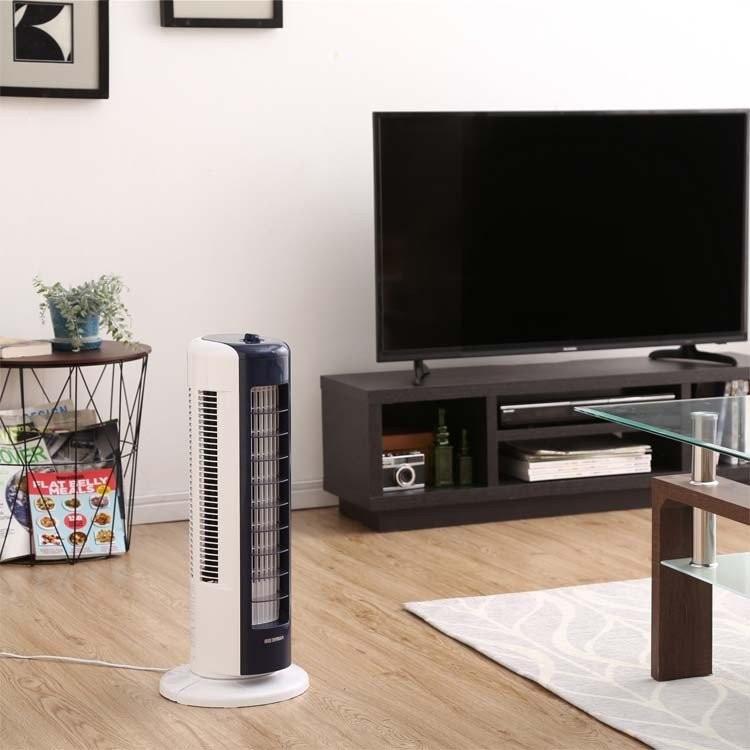 扇風機 縦型扇風機 静音 タワーファン 小型 リビング おしゃれ アイリスオーヤマ 安い 首振り 縦型 スリム 軽量 TWF-M6T | IRIS OHYAMA | 08