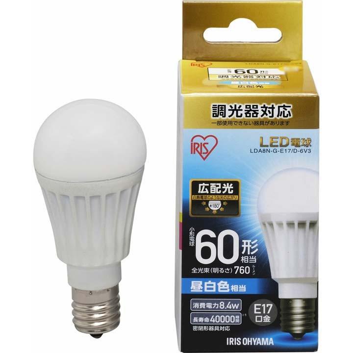 IRIS OHYAMA（アイリスオーヤマ） LED 電球 E17 広配光 調光器 60W形