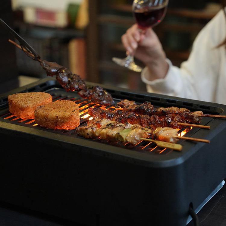 グリル 超少煙グリル GLAMP. GLAMP．超少煙グリル SG01-BK LIMON (B