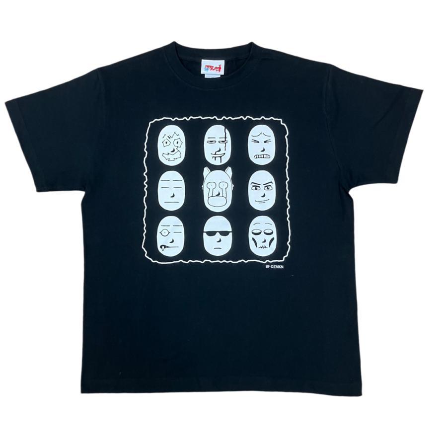 ポピーザぱフォーマー ケダモノお面Tシャツ（黒・サイズXL） Bestfield 