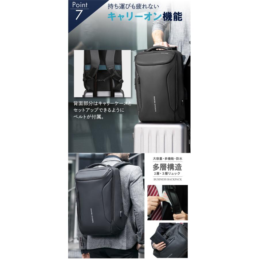 ビジネスリュック メンズ 50代 40代 ブランド 人気 大容量 防水