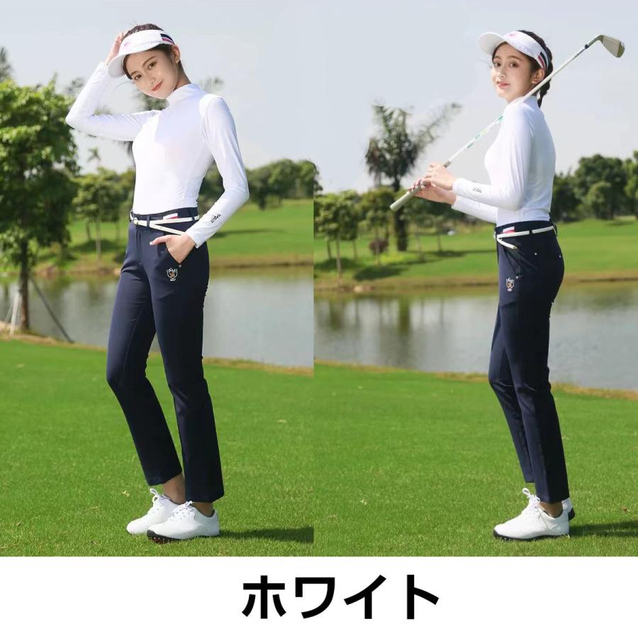 ゴルフ インナーシャツ UVカット レディース 長袖 日焼け止め ゴルフ