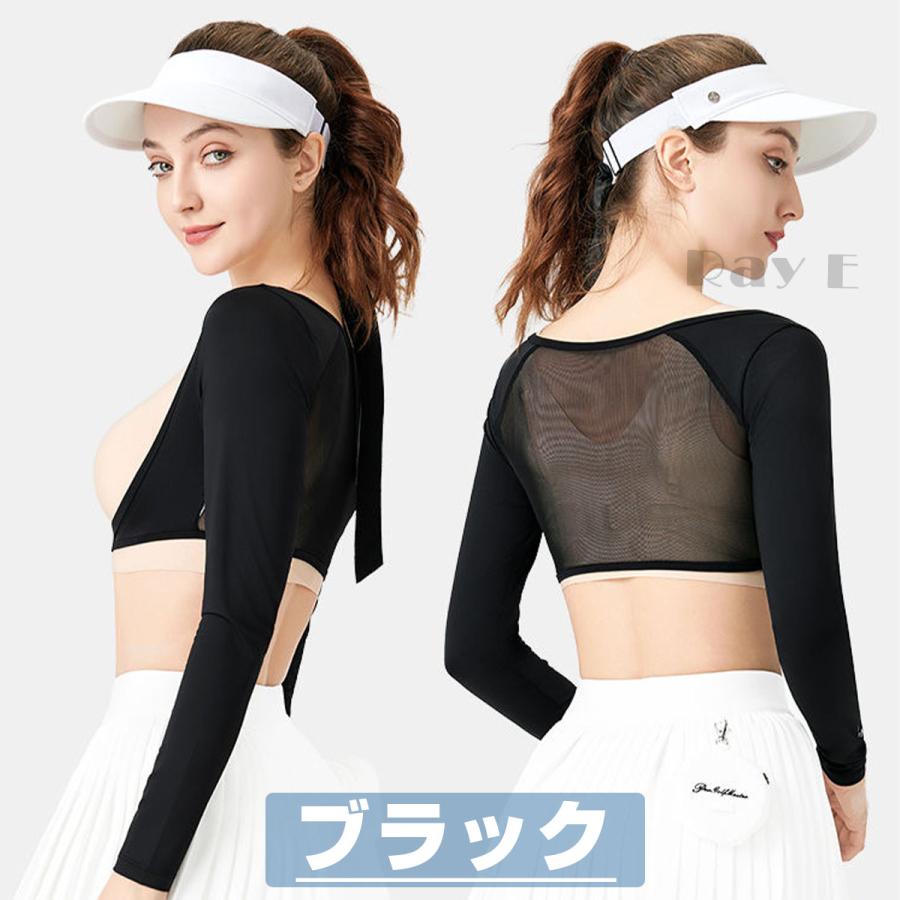 ゴルフ インナーシャツ レディース 涼しい UVカット夏 秋 長袖