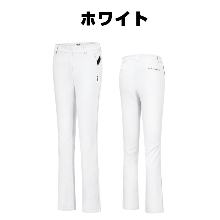 ゴルフパンツ レディース 通気 速乾 ゴルフウェア シンプル ロング