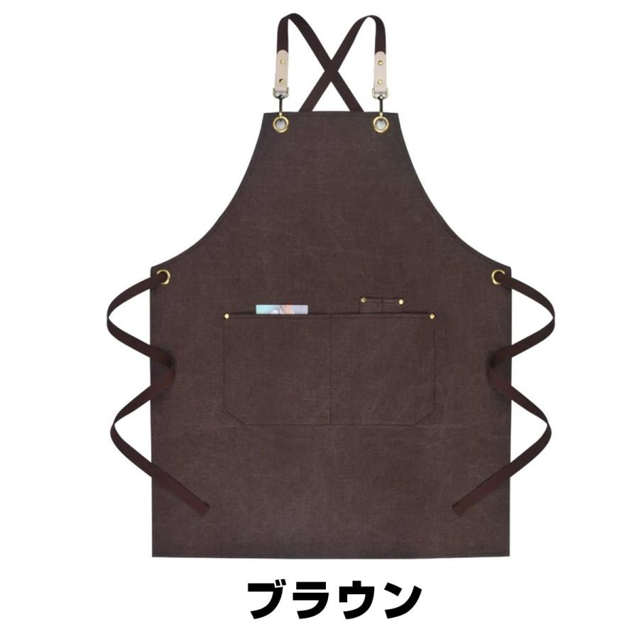 オーダーエプロン 前掛け 撥水 プリント入りエプロン 胸当てエプロン
